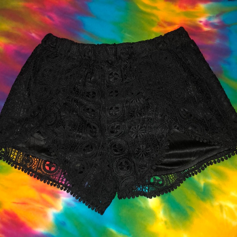 Charlotte Russe lace shorts